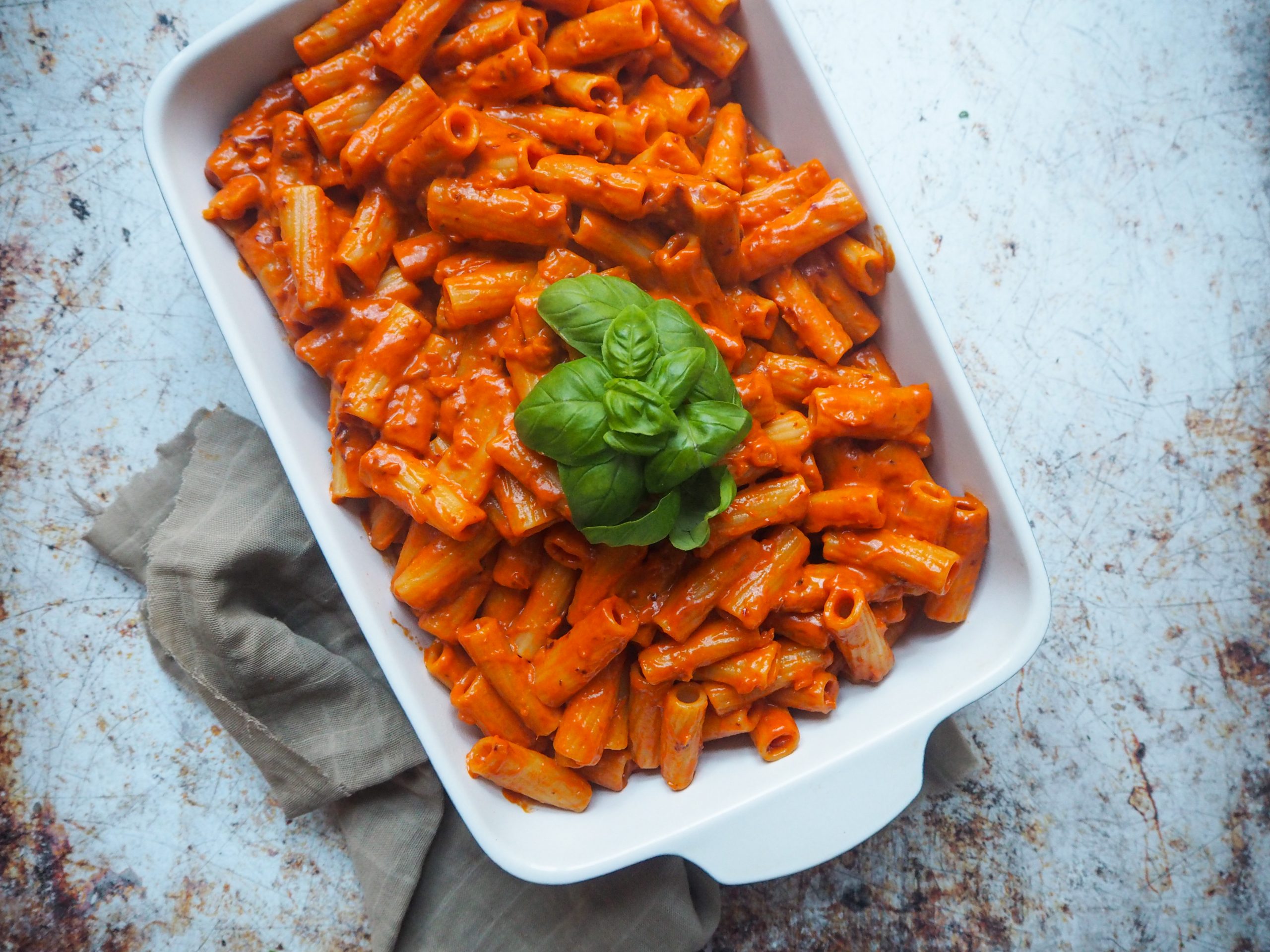Cremet pasta med chili